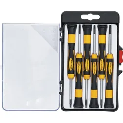 BGS DIY 35808 Satz Präzisions Schraubendreher T-Profil (für Torx) 6 teilig