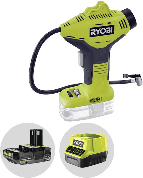 Ryobi R18PI-0  tragbarer Akku-Kompressor  18 V - 2Ah
