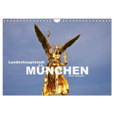 Landeshauptstadt München (Wandkalender 2027 DIN A4 quer), CALVENDO Monatskalender