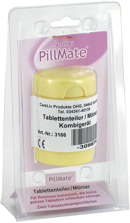 Tablettenteiler und Mörser Kombigerät 1stk