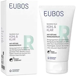 EUBOS KÜHL & KLAR Anti-Rötung Reinigungsmilch 150 ml Milch