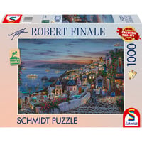 Robert Finale: Santorini Sonnenuntergang, Puzzle 1000 Teile