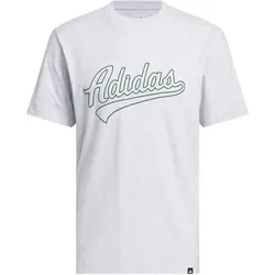 ADIDAS Herren Shirt Varsity Tailsweep Grafik, Größe S in Grau Grau