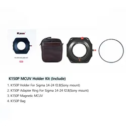 K150P Sigma 14-24mm F2.8 DG DN Set 3 inkl. Filterhalter Tasche MCUV Filter