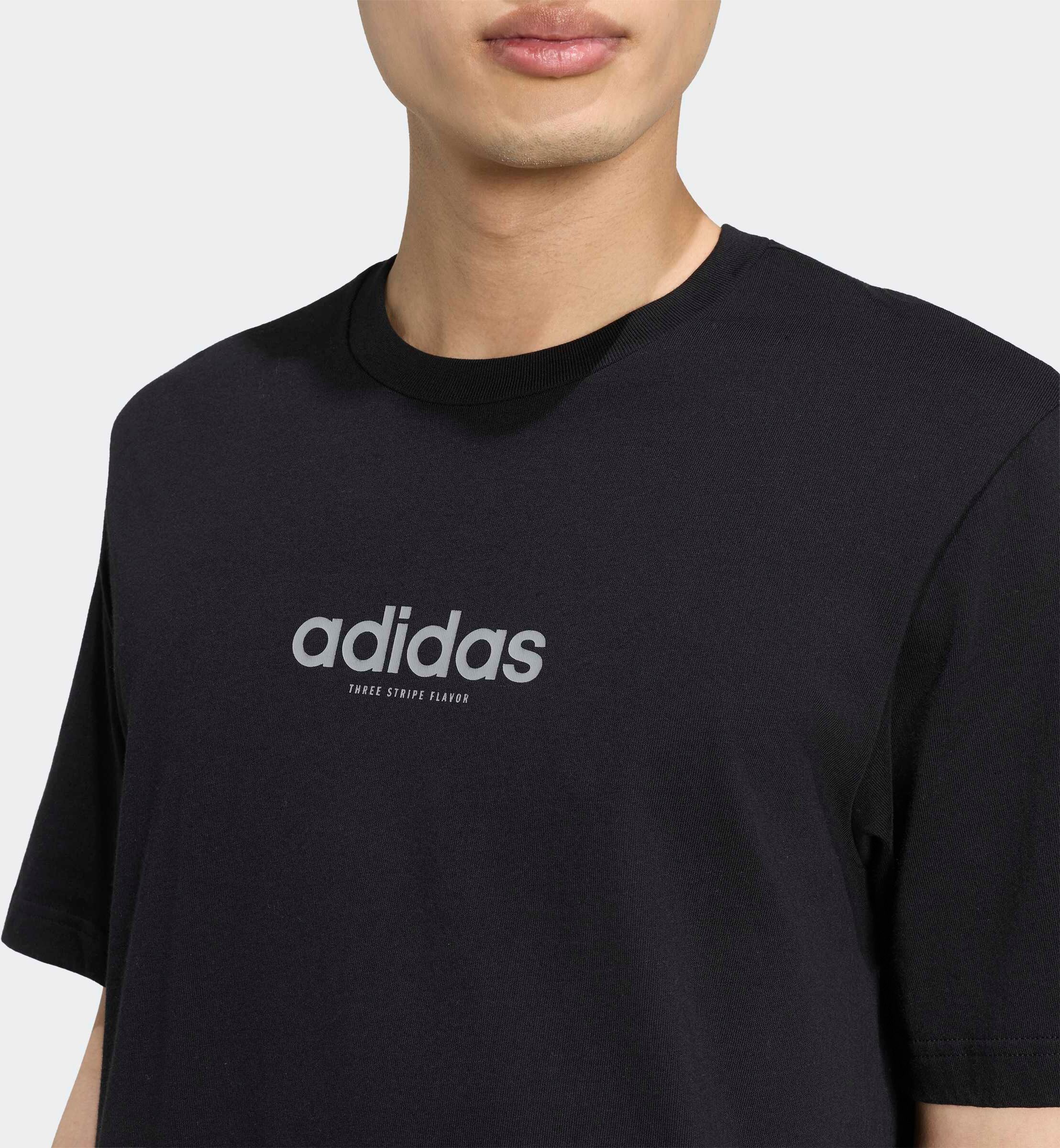 T-Shirt ADIDAS SPORTSWEAR "BURGER FLAVOR GRAFIK", Herren, Gr. XL, schwarz, Obermaterial: 100% Baumwolle, normal, Rundhals, Shirts T-Shirt, sportlicher Stil, ohne Verschluss, aus Baumwolle, normale Länge schwarz XL