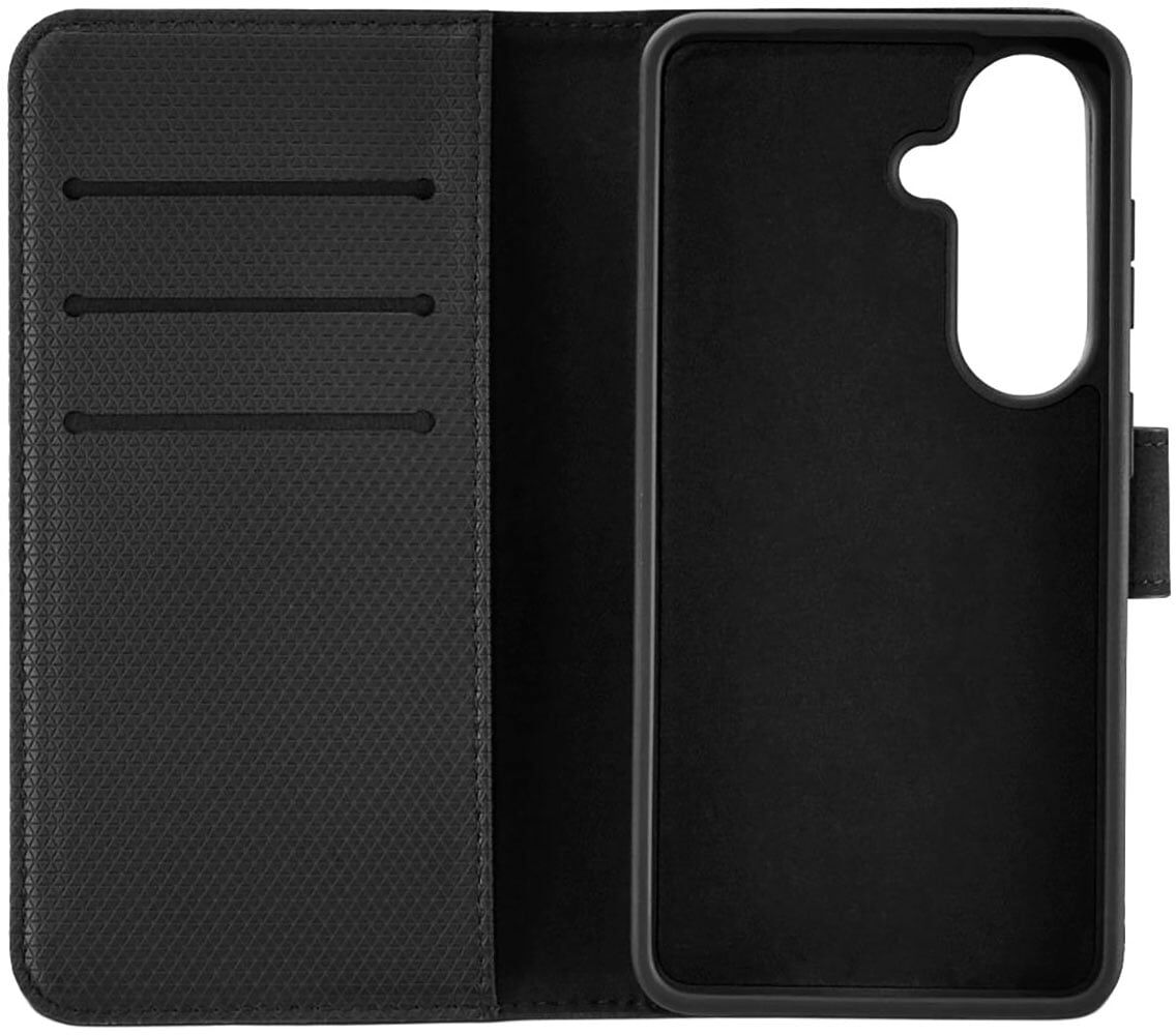 BLACKROCK Smartphone-Hülle "Samsung Galaxy S26 Wallet Cover mit abnehmbarem Wallet Schwarz", schwarz, Smartphones, Hüllen, Abnehmbares Wallet, Magnetverschluss, Kartenfächer, Schutzfunktion, Smartphone-Hülle
