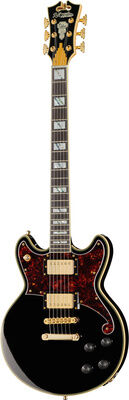 DAngelico Deluxe Brighton Solid Black Solid Black