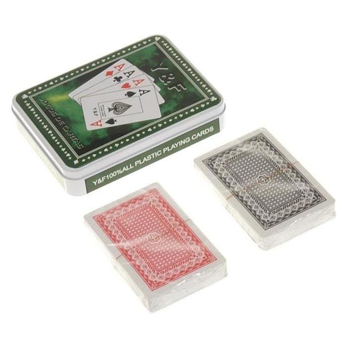 Adar Spielkarten 2 Decks in einer Metallbox (41967382)