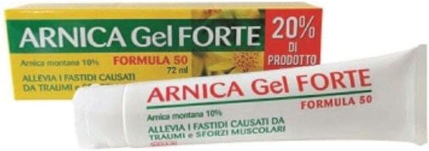 SELLA Srl Arnica 10% Gel Forte 72 ml - Lenitivo per Piccoli Traumi Muscolari
