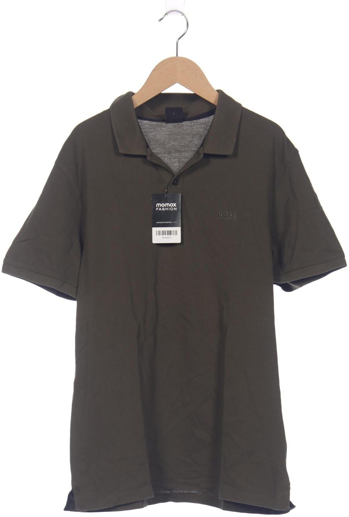 by Hugo Boss Herren Poloshirt, Grün, Gr. L, Baumwolle - Second Hand