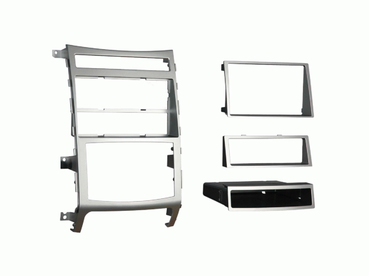 ACV 2-DIN Radioblende mit Fach Hyundai Veracruz/ix55 silber