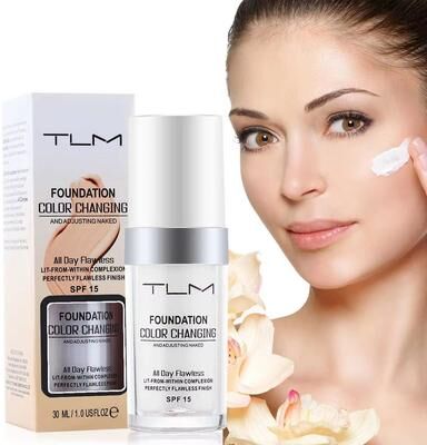 Inspired Finds TLM Color Changing Foundation Magic Liquid Makeup Base Soft Matte Long Lasting Hydration TLM Color Changing Foundation Magic Liquid Makeup Base Soft Matte Long Lasting Hydration