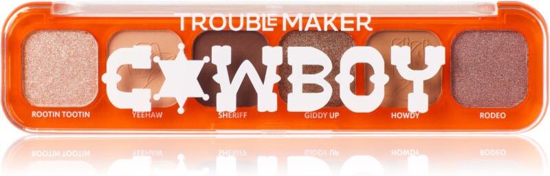 Trouble Maker Little Trouble eyeshadow palette shade Cowboy 9 g