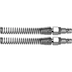 TRIZERATOP Stahl-Schnellkupplungen männlich für Schlauch 6x10 mm, 2 Stück