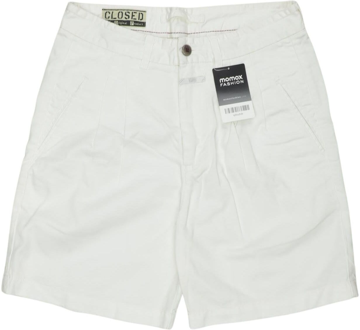 Closed Damen Shorts, Weiß, Gr. EU 34 (IT 40), Baumwolle - Second Hand