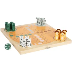 small foot Ludo für 4 Spieler „Safari“ (Deutsch, Englisch, Französisch, Italienisch, Spanisch, 2 - 4 Spieler)