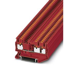 Phoenix Contact 3211223 Durchgangsklemme 5.2 mm Schnellanschluss Rot 50 St. Piece