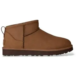 UGG für Damen. 1184556 Braune Nubukleder Classic Ultra Mini Stiefeletten (37), Wohnung, Nobuck, Keine, Lässig, Heimtextilien