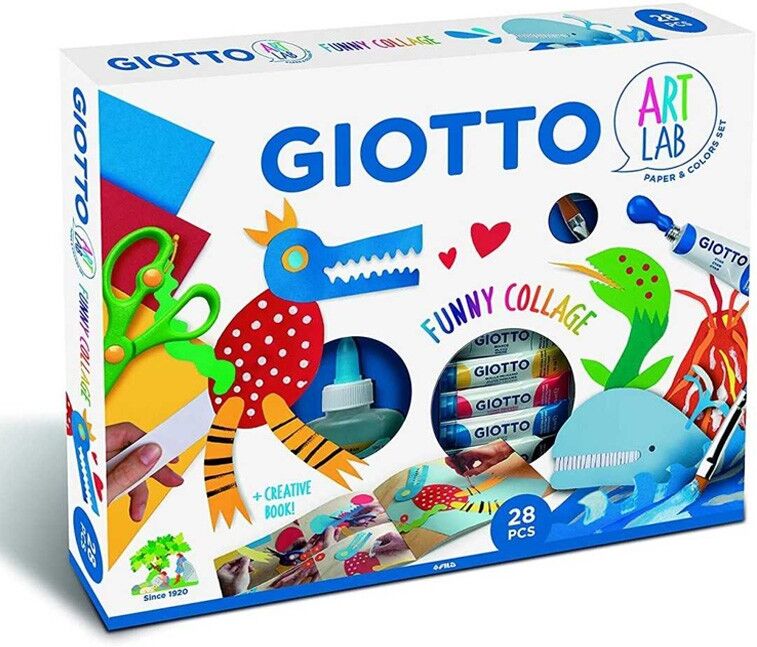 Giotto Art Lab - coffret d'activités Funny Collage
