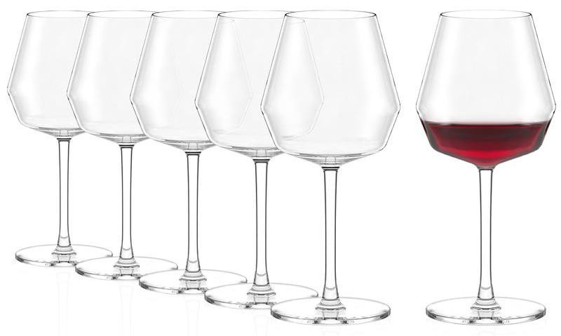 Stölzle Lausitz Celestia Bourgondisch wijnglas voor roodwijn, 6 stuks, 615 ml