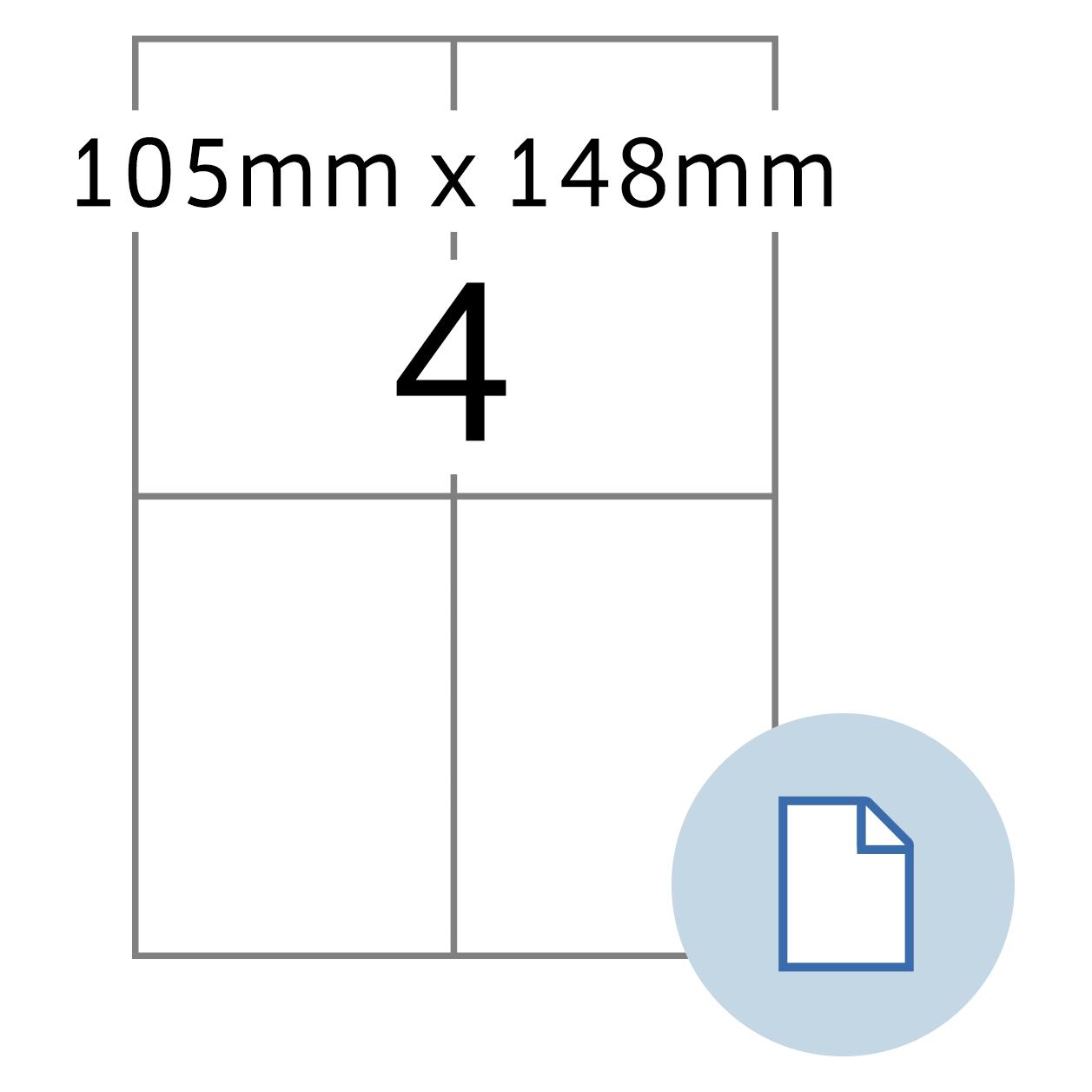 Herma Wetterfeste Versandetiketten A4 (58104)