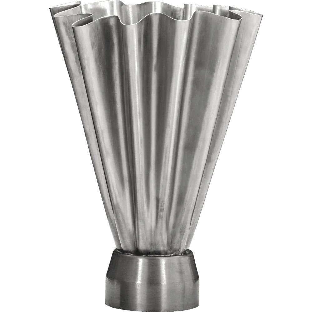 House Doctor Flood vaas zilver, H 33 cm x B 23 cm