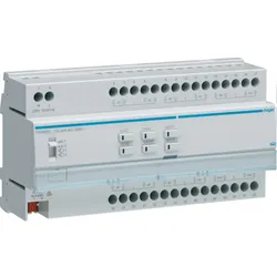 Hager TXM632C - Rollladen-/Jalousieaktor 12-fach KNX easy, 230V