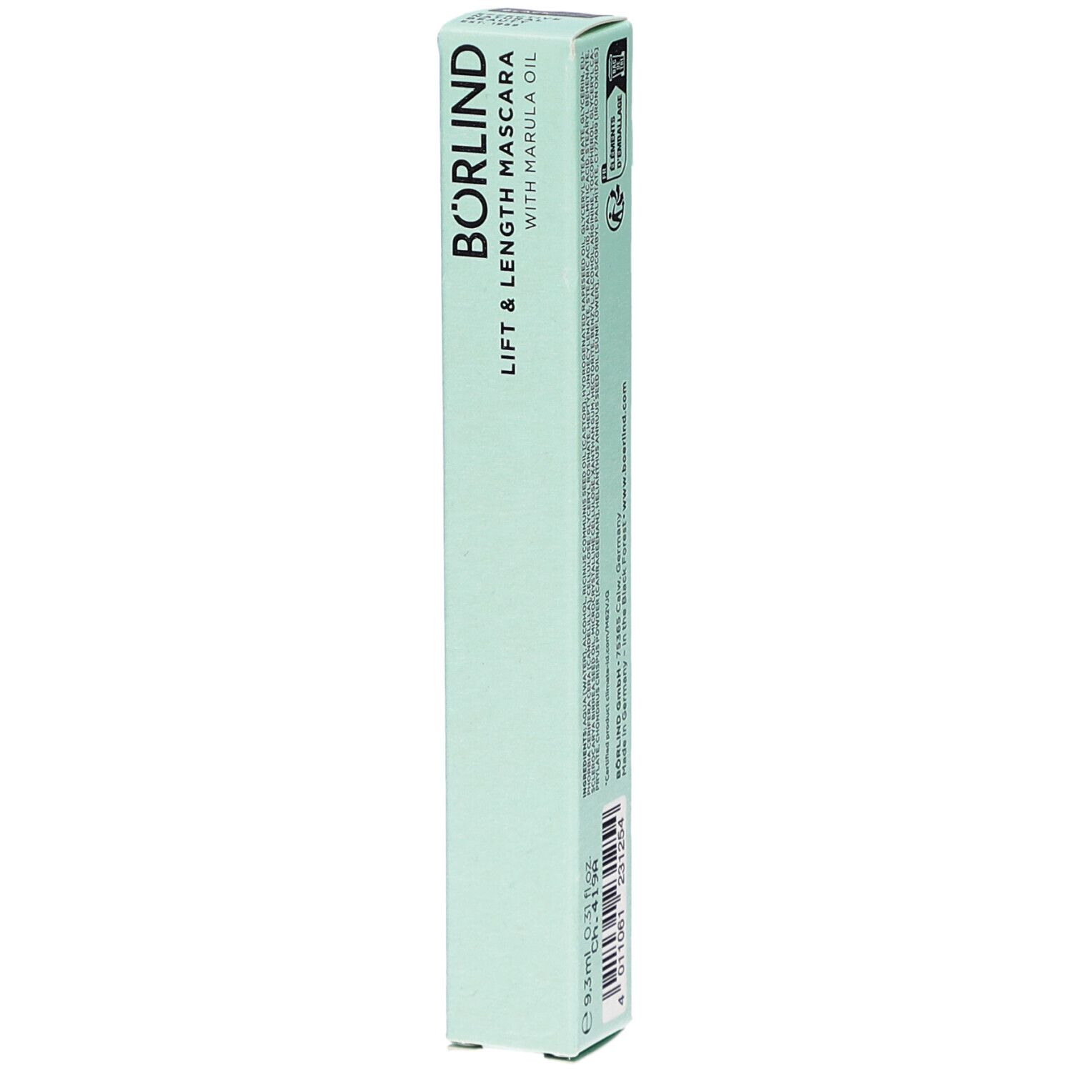 Börlind MascaraI lift & length black 9 ml Mascara