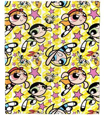 Northwest Cartoon Network Powerpuff Girls Fighting Crime Silk Touch Throw Blanket