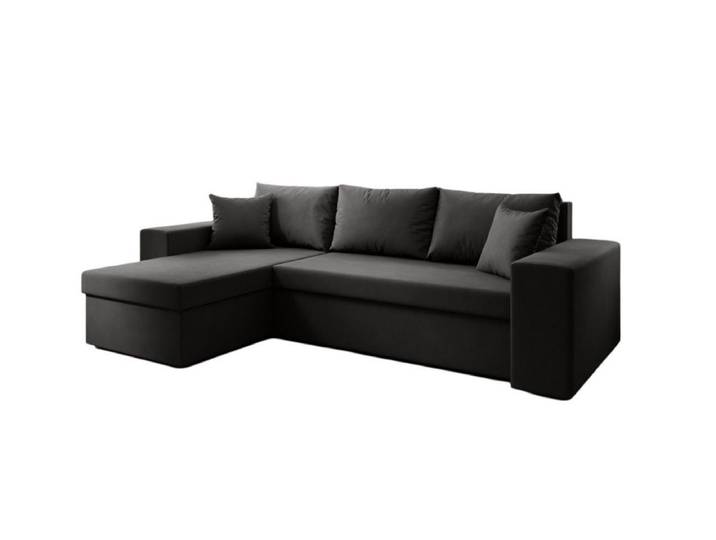 Luxusbetten24 Schlafsofa Designer Sofa Denver, mit Stauraum und Schlaffunktion