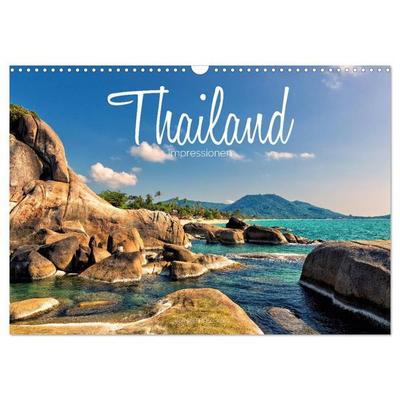 Thailand Impressionen (Wandkalender 2027 DIN A3 quer), CALVENDO Monatskalender