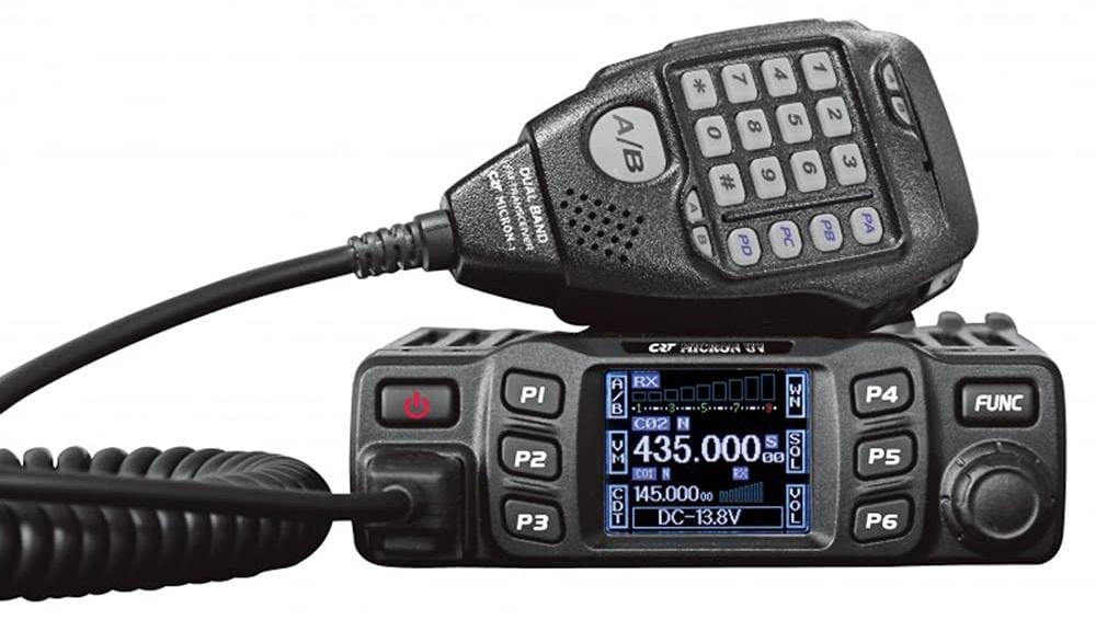 PNI Crt Micron UV VHF/UHF-radiozender, zwart