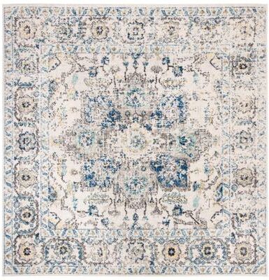 SAFAVIEH Madison Snowflake Medallion Rustic Farmhouse Distressed Rug