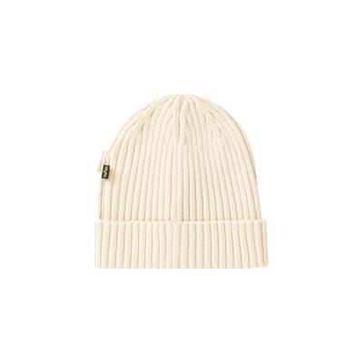 Skimütze ALPHA INDUSTRIES "Utility Beanie", Herren, Gr. onesize, weiß (jet stream weiß), Obermaterial: 100% Polyacryl, Mützen