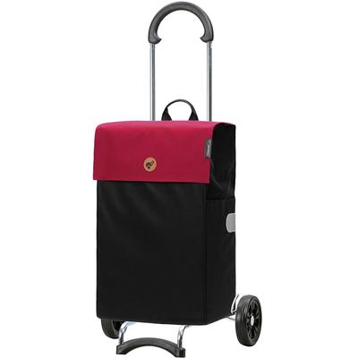 Einkaufstrolley ANDERSEN "Scala Shopper Hera", rot (rot, schwarz), Stahl, Einkaufskörbe, Tragkraft 40 kg
