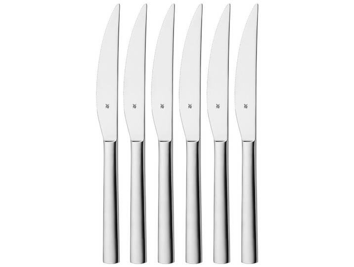WMF Steakmesserset Nuova, Metall, 6-teilig, 23 cm, rostfrei, Besteck, Messer