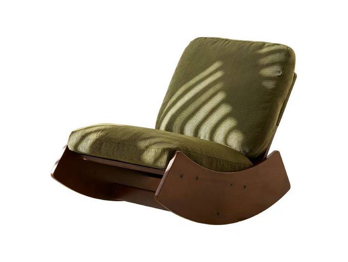 Fine Life Pro Schaukelsessel Comfortable Glider Rocking Chair, High-Quality Upholstery Glider Chair