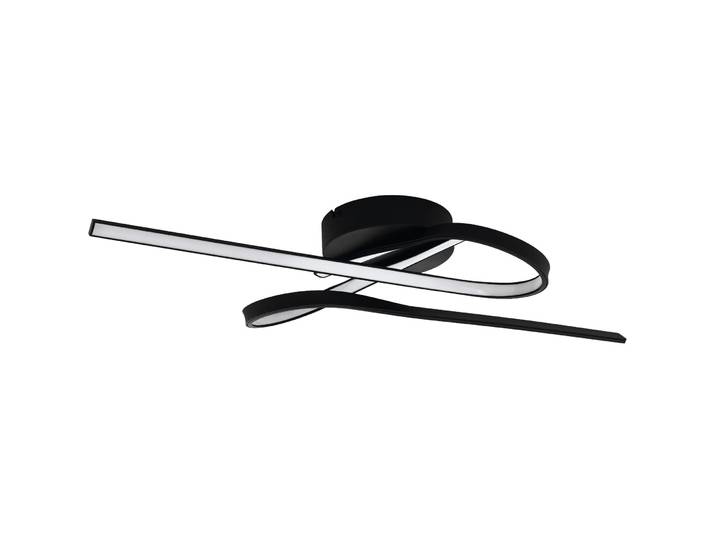 Eglo Deckenlampe Selvina Schwarz/weiss Aluminium/Stahl/Kunststoff 3150 lm B 28 cm - LED - Lichtfarbe: Warmweiss - Deckenlampe- LED Energiesparlampe