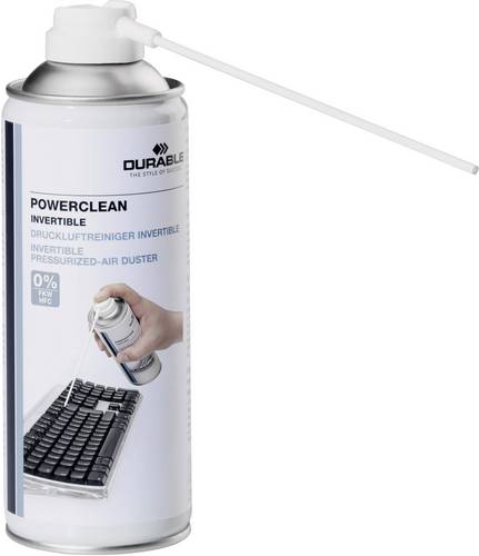 Durable 579719 POWERCLEAN INVERTIBLE Druckgasspray inkl. Sprühröhrchen 200ml