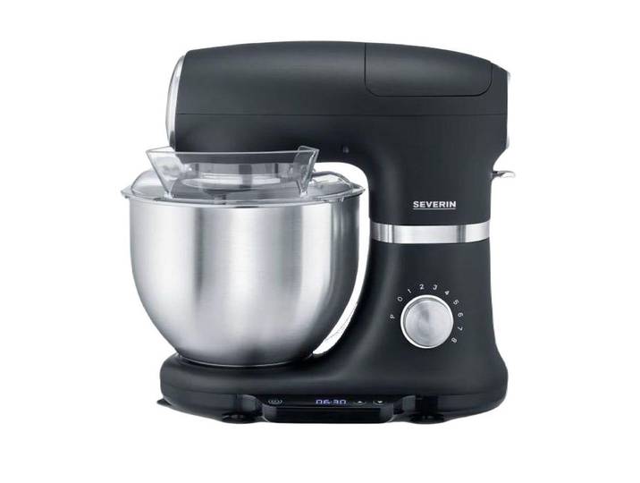 SEVERIN Küchenmaschine KM 3898 Schwarz , schwarz, B:35,5cm H:38cm T:27,5cm, Küchenmaschinen, Küchenmaschine