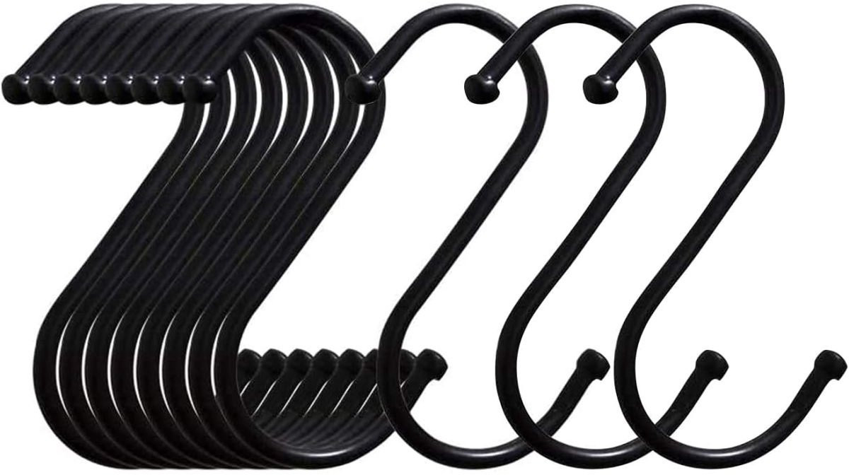 EXCITAT Heavy Duty S-haken, 24 stuks, Zwart
