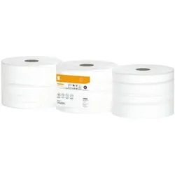 satino HiCycle Toilettenpapier 2-lagig 6 Großrollen à 1280 Blatt (7680 Blatt gesamt) weiß