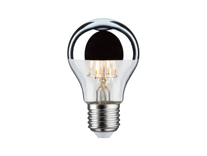 Paulmann LED E27 lamp 4,8 Watt kopspiegel chroom