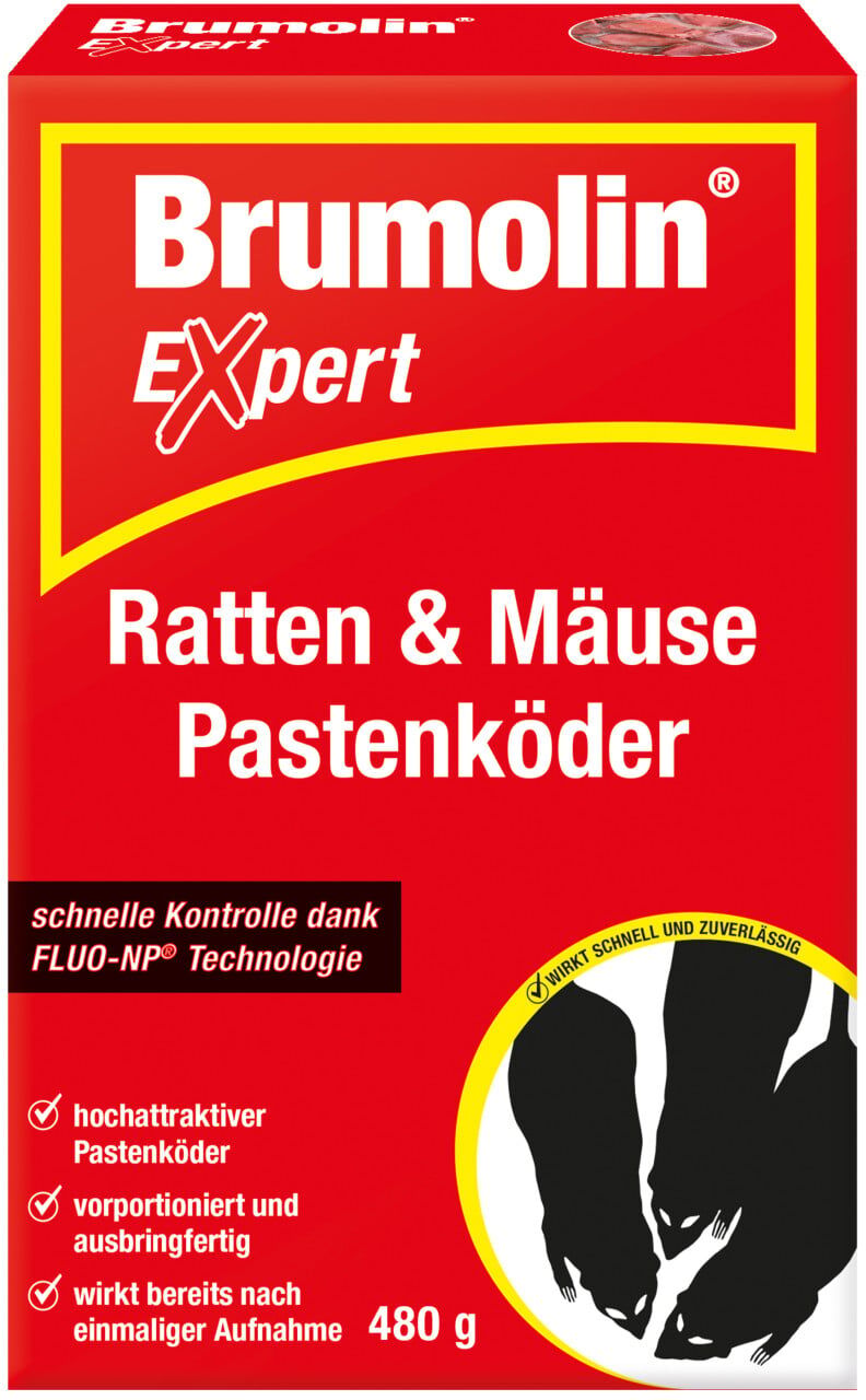Brumolin Expert Ratten & Mäuse Portionsköder 480 g