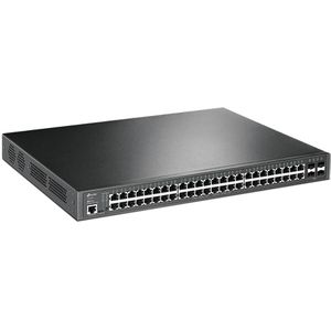 TP-Link Switch Omada, SG3452P, managed, 48-Port, 1 Gbit/s, 48x PoE+, 4x SFP