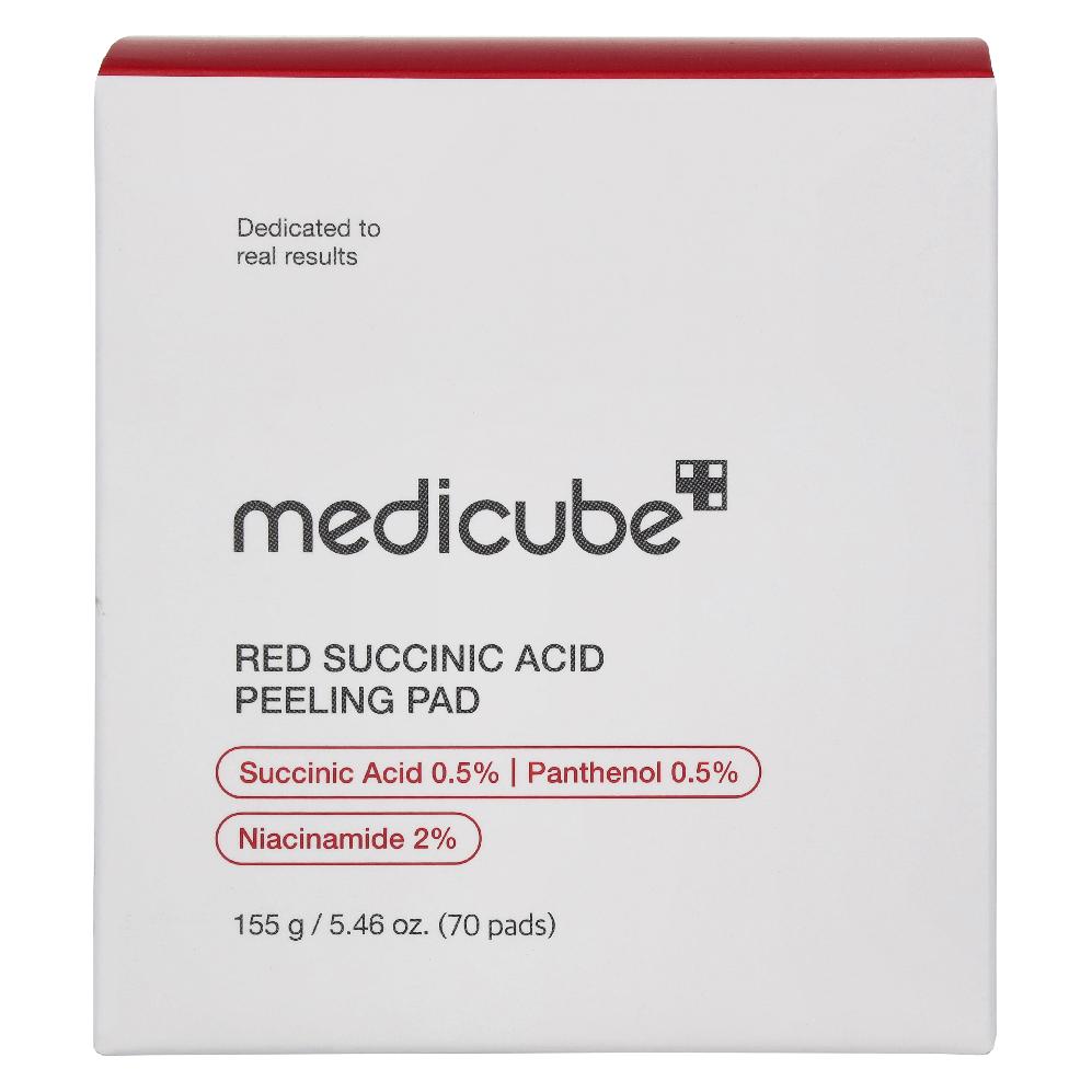 Medicube Red Succinic Acid Facial Toning Pads (155 ml) (0773)