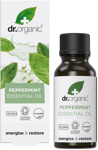 Dr Organic Aceite Esencial de Menta Bio 100% Puro 10ml