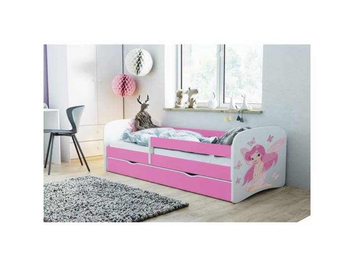 Lit enfant fée rose Kocot Kids sans tiroir sans matelas 160/80 - 5903271969739