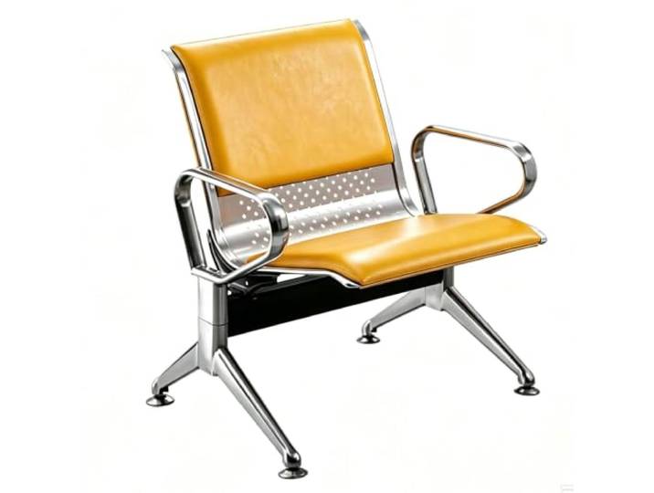YPIOUREN Stühle Esszimmer, Wartestuhl, Sillas para Sala de Reuniones Unterstützt Bis Zu 200 Kg, Verfügt Über Eine Bequeme Rückenlehne und Armlehnen(Yellow)