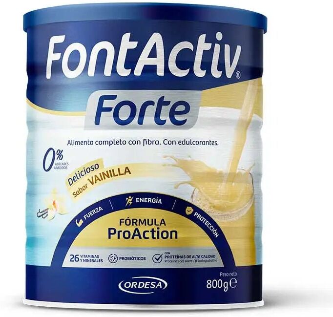 FONTACTIV Forte Vainilla Sin Lactosa Alimento Dietético En Polvo 800 Gr